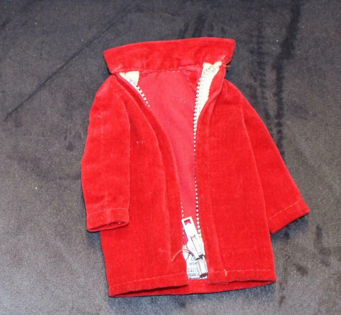 Rare Red Doll Jacket Fits Barbie Designed By Oleg Cassini Hong Kong