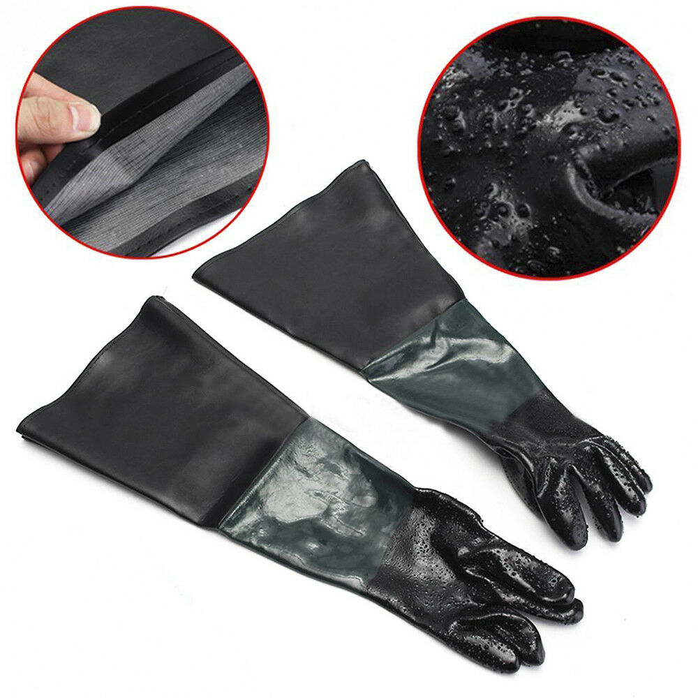 24" Labour Protection Gloves For Sand Blasting Cabinet Sandblaster Replacement