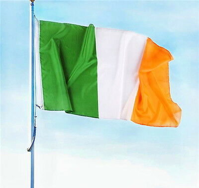 Irish Flag Large 3 X 5 Foot Ireland Eire Indoor Outdoor With Brass Grommets New