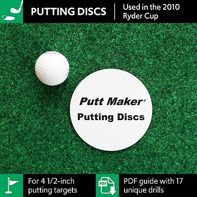 Putt Maker Putting Discs 4-pack Golf Training Aid - Portable Putting Targets
